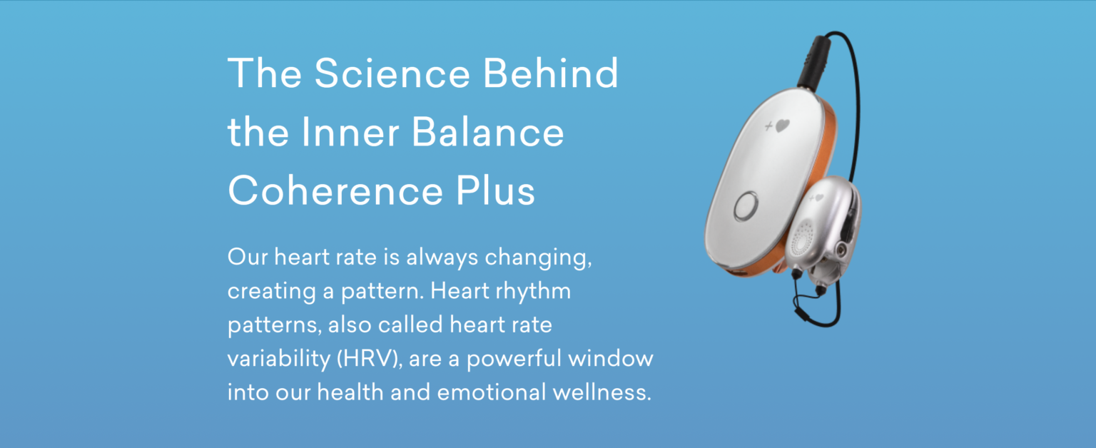 Inner Balance Coherence Plus - Bluetooth and USB-C Sensor - HeartMath